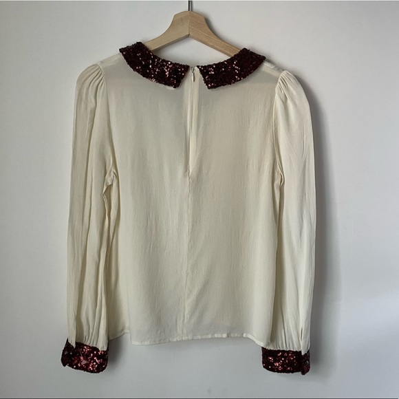 Sequin and Silk blouse - Picture 3 of 8